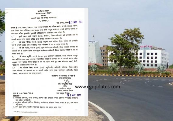 छत्तीसगढ़ बिग ब्रेकिंग कलेक्टर व निगम कमिश्नर सहित इन IAS अफसरों का हुआ तबादला&hellip;गरियाबंद के नए कलेक्टर होंगे अब ....