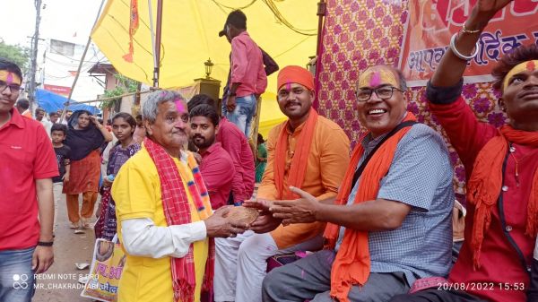 विहिप बजरंग दल ने किया राम भक्तो का स्वागत