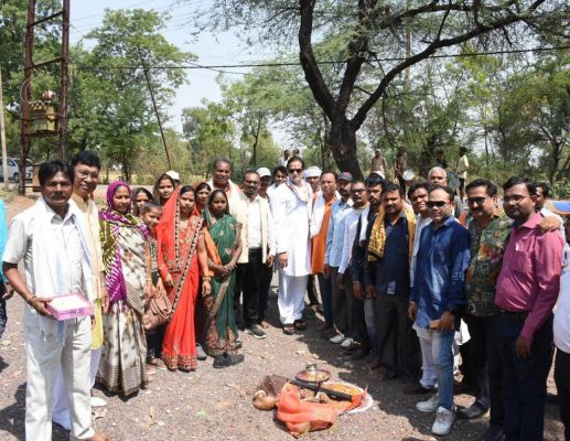 पश्चिम विधानसभा के जोन क्रमांक-08 नगर निगम अंतर्गत विकास कार्यों व समाज हेतु भवन निर्माण का हुआ भूमि पूजन