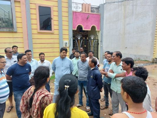 महापौर श्री एजाज ढेबर ने रावतपुरा फेस - 2 का निरीक्षण किया