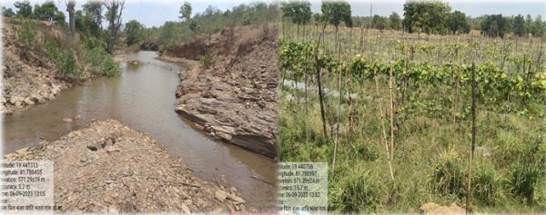 दक्षिण कोंडागांव वनमंडल के तहत 'नरवा विकास कार्यक्रम' के माध्यम से भू-जल स्तर में महत्वपूर्ण सुधार हुआ है।