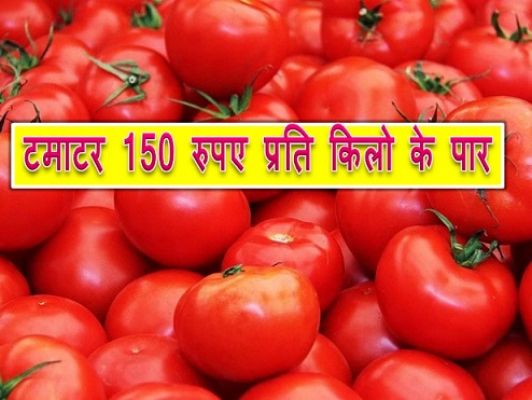 राजधानी में टमाटर 150 रुपए प्रति किलो के पार,हाल बेहाल