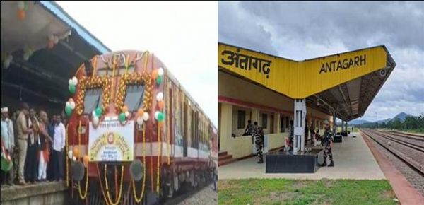 नक्&zwj;सल प्रभावित क्षेत्र में रेल सेवा की सौगात, पीएम मोदी ने अंतागढ़ से रायपुर ट्रेन सेवा की शुरुआत की