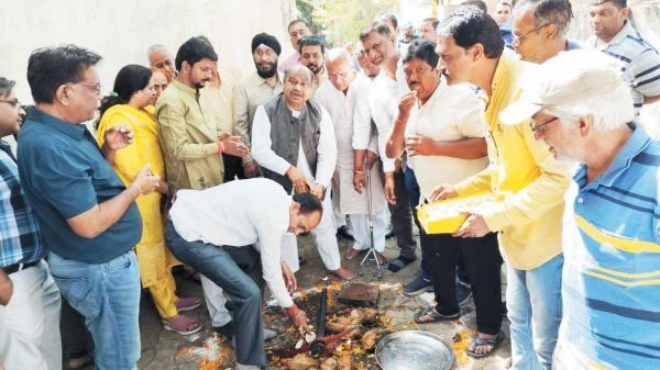 देवेन्द्र नगर में विधायक निधि से बनेगा सामुदायिक भवन