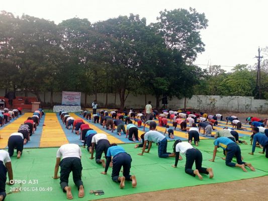 "स्वस्थ जीवन के लिए योग " कार्यशाला का अंतिम दिवस।