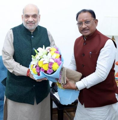 छत्तीसगढ़ में अखिल भारतीय आयुर्वेद संस्थान के स्थापना का प्रस्ताव, अमित शाह से मिले मुख्यमंत्री विष्णुदेव साय 