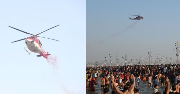 महाकुंभ में माघी पूर्णिमा स्नान जारी : संगम में स्नान कर रहे भक्तों को फूलों से नहलाया, मेला क्षेत्र में 15 जिलों के डीएम तैनात